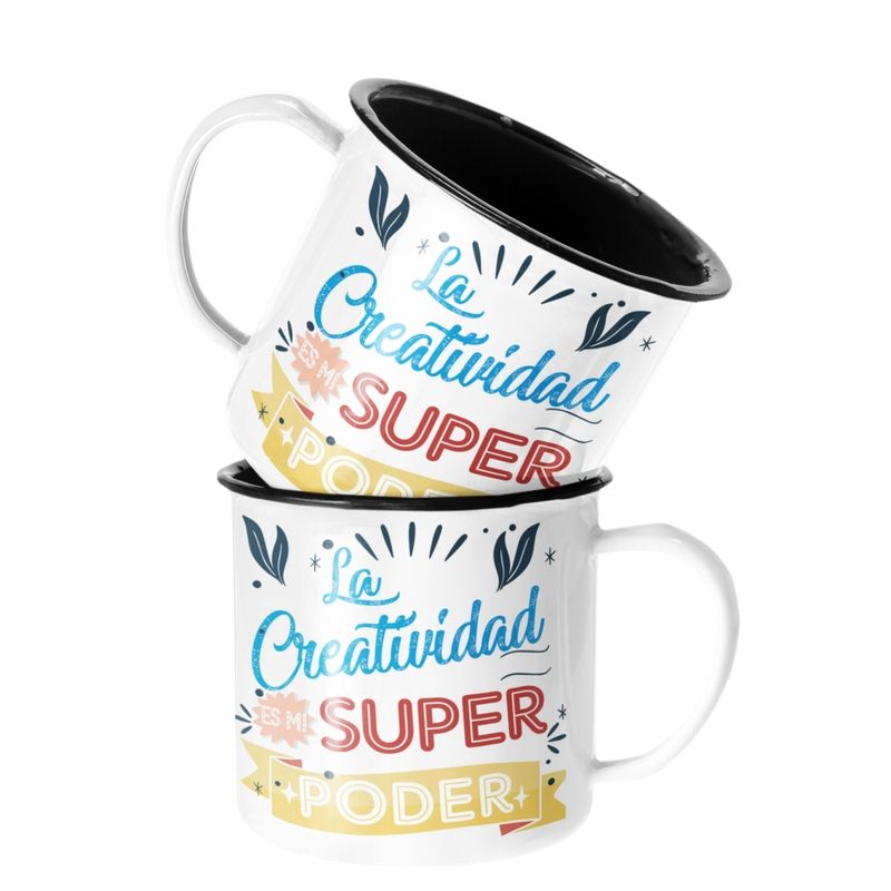 SM - Taza Enlozada Lechera La creatividad es mi superpoder SM