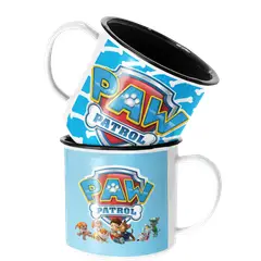 SM - Taza Enlozada Lechera Patrulla Canina Completa Paw Patrol - Blanco