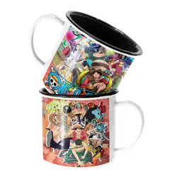 SM - Taza Enlozada Lechera One Piece - Blanco