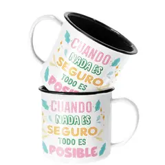 SM - Taza Enlozada Lechera Cuando nada es seguro todo es posible