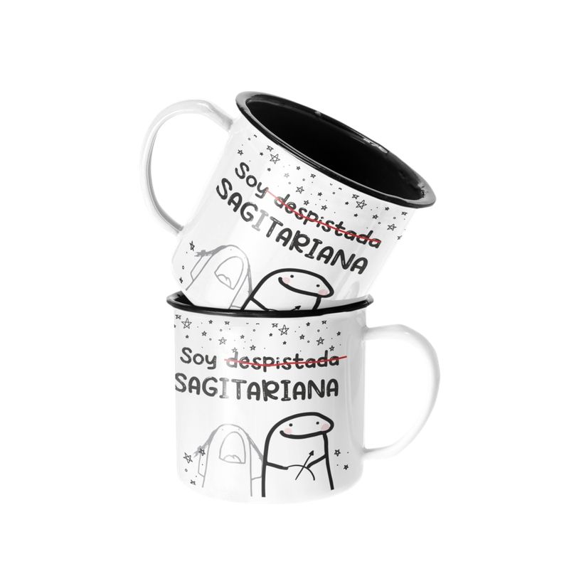 SM - Taza Enlozada Lechera Soy Despistada Sagitariana Horoscopo SM