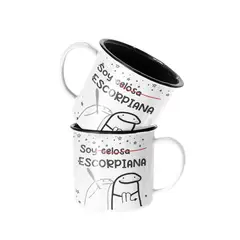 SM - Taza Enlozada Lechera Soy Celosa Escorpiana Horoscopo