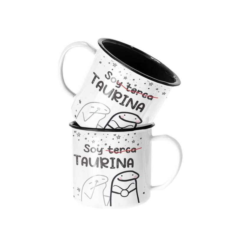 SM - Taza Enlozada Lechera Soy Terca Taurina Horoscopo SM