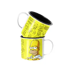 SM - Taza Enlozada Lechera Homero Simpson Los Simpson - Blanco