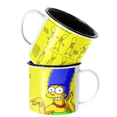 SM - Taza Enlozada Lechera Marge Simpson Los Simpson - Blanco