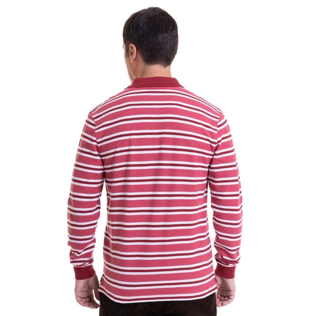 KOTTING - Polera Piqué Listada Rojo KOTTING