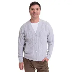 KOTTING - Sweater Cardigan Gris claro