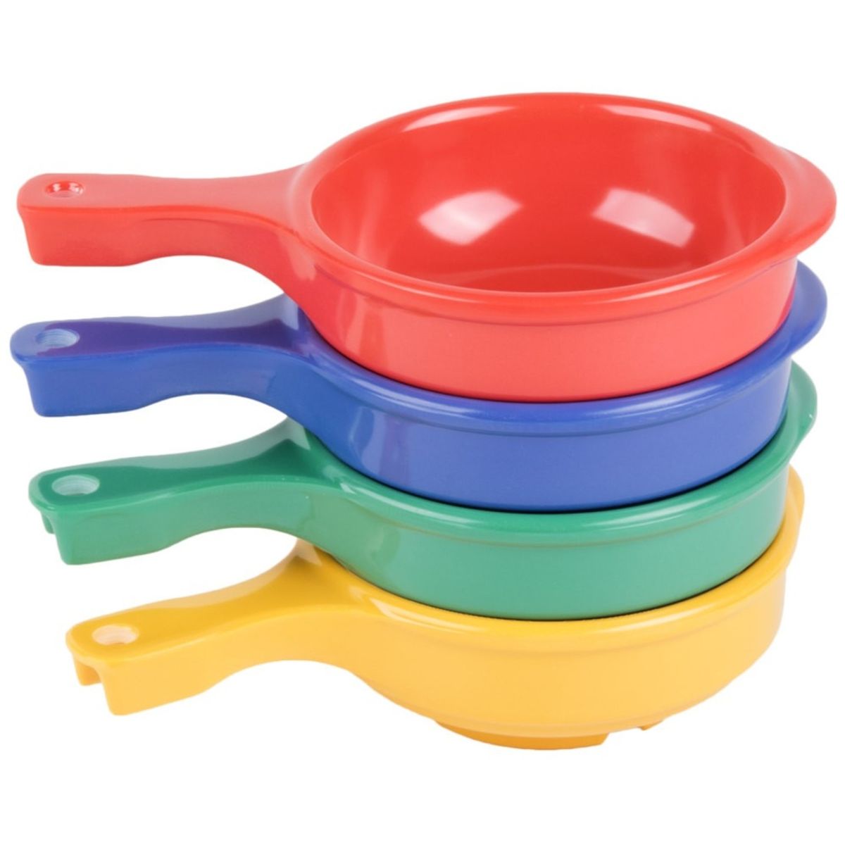 GENERICO - SET DE 4 BOWL DE MELAMINA COLORES SOPA 336 ML GENERICO