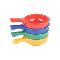 GENERICO - SET DE 4 BOWL DE MELAMINA COLORES SOPA 336 ML
