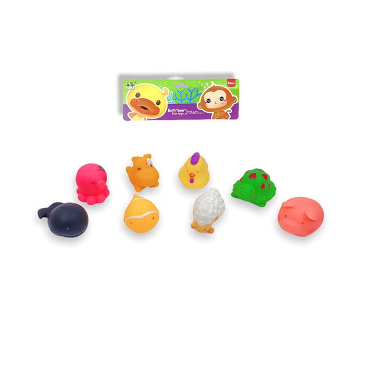 GENERICO - Animales tina surtidas 8 unidades