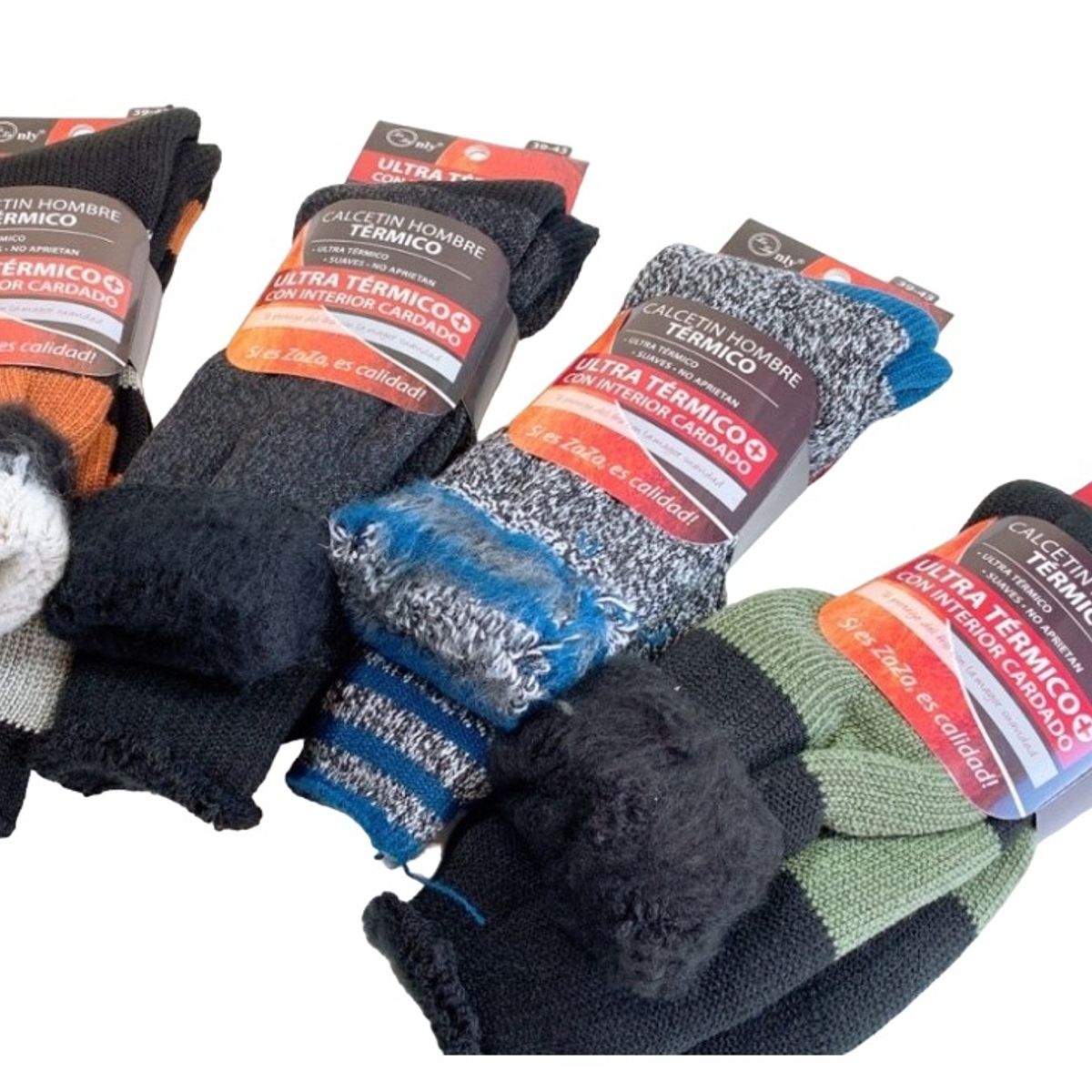 GARSIL - 12 Pares De Calcetines Hombre Ultra Térmico - Diabeticos - Suaves