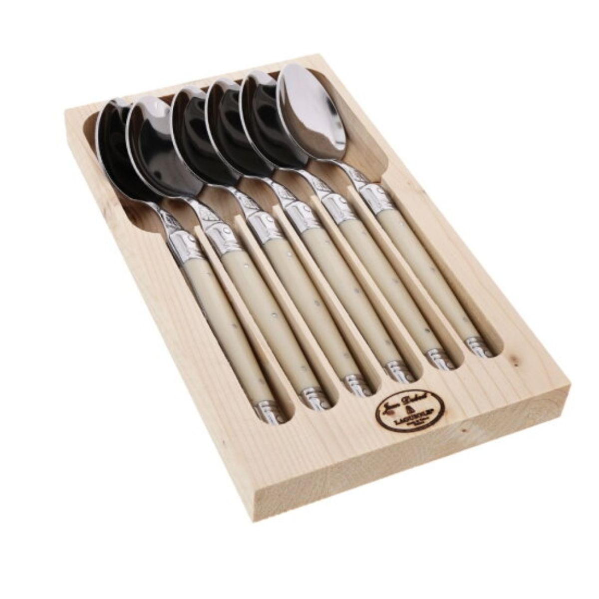 LAGUIOLE - SET 6 CUCHARAS DE MESA IVORY