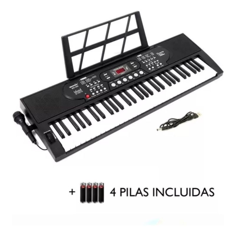 GENERICO - Teclado Órgano Musical 61 Teclas 16 Tonos 10 Ritmos Bd669