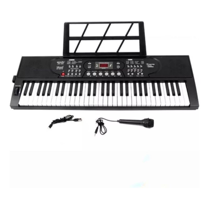 GENERICO - Teclado Órgano Musical 61 Teclas 16 Tonos 10 Ritmos Bd669