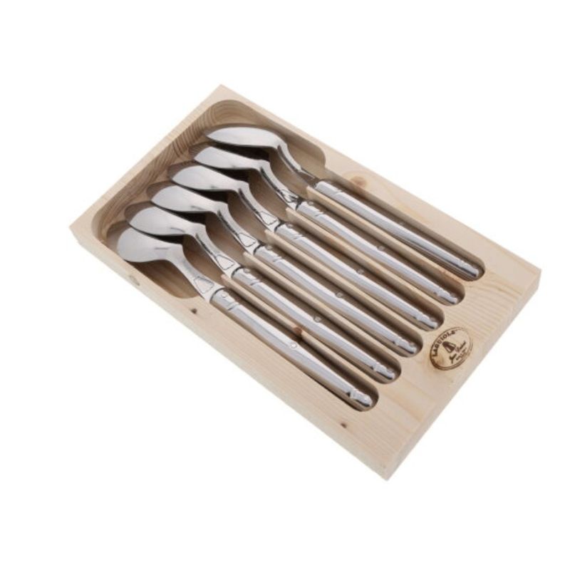 LAGUIOLE - SET 6 CUCHARAS DE MESA ACERO