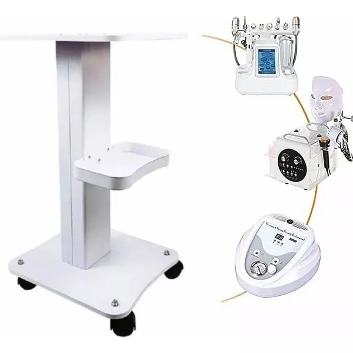 GENERICO - Carro Móvil Estética Spa Soporte Maquinas Mesa Estéticas