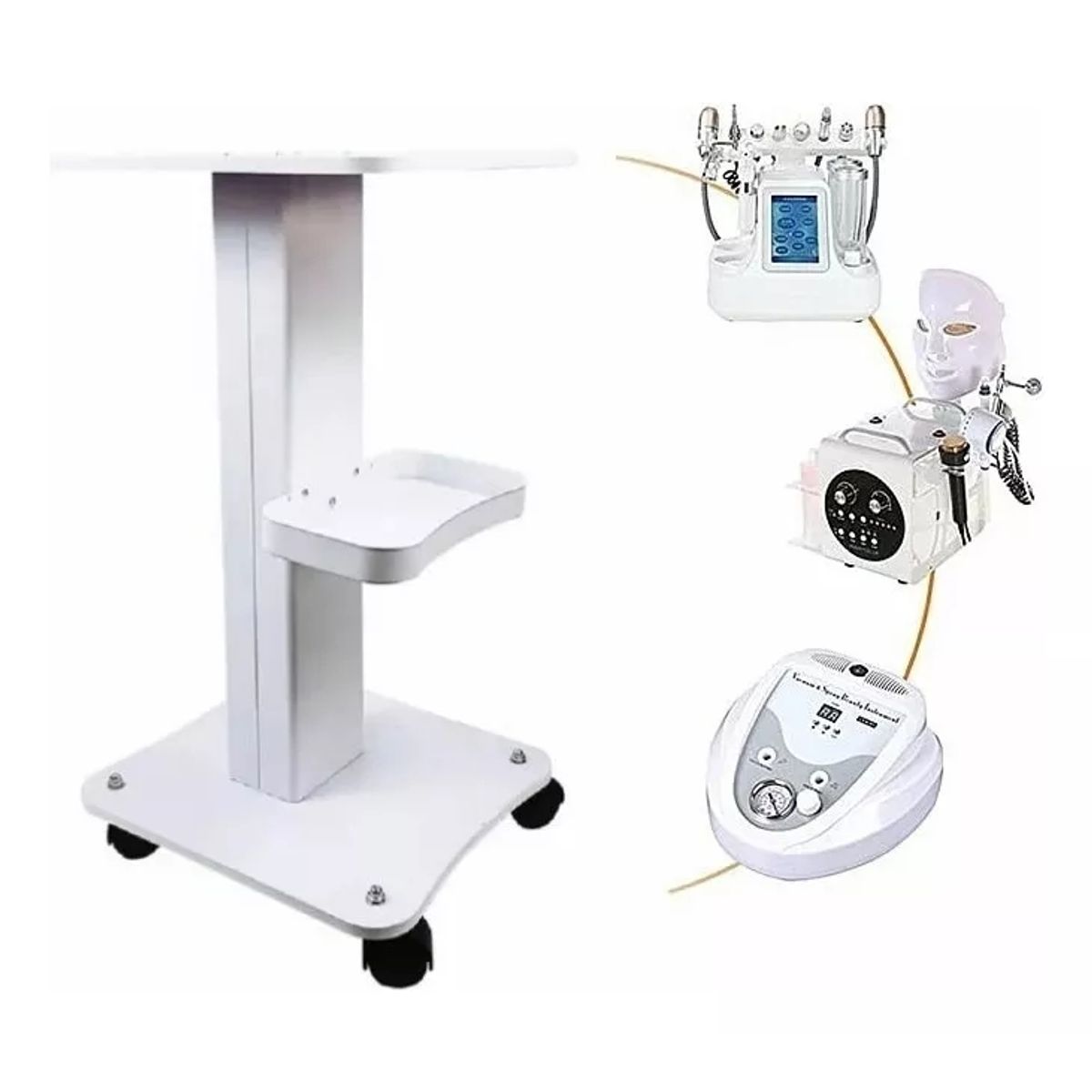 GENERICO - Carro Móvil Estética Spa Soporte Maquinas Mesa Estéticas