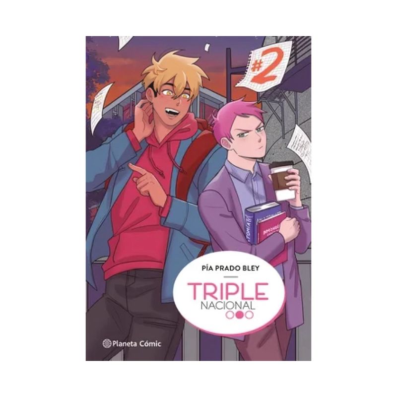 TOP10BOOKS - LIBRO TRIPLE NACIONAL 2 / PÍA PRADO BLEY / PLANETA CÓMIC