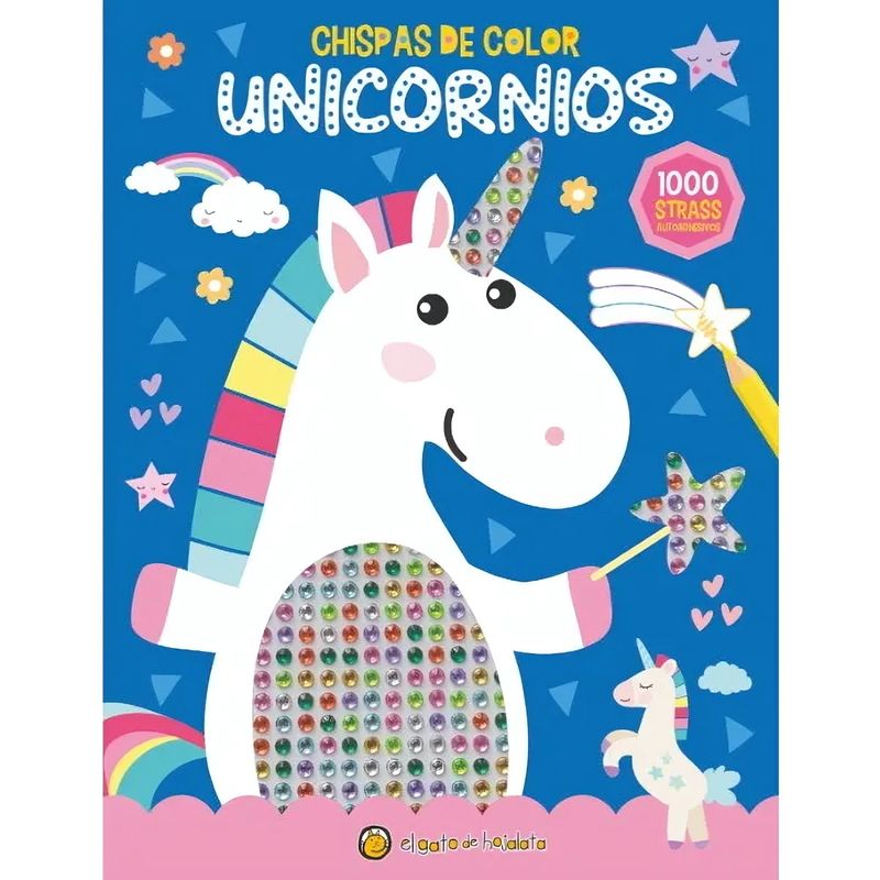 TOP10BOOKS - LIBRO CHISPAS DE COLOR: UNICORNIOS / EL GATO DE HOJALATA /