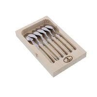 Set 6 cuchara cafe ivory