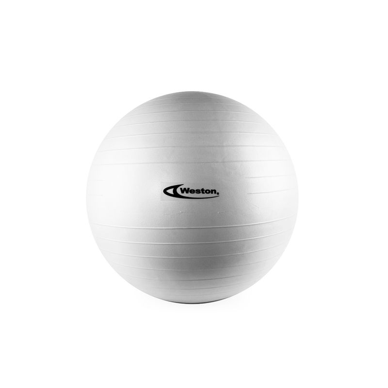 WESTON - Pelota de ejercicio gris con bomba WESTON