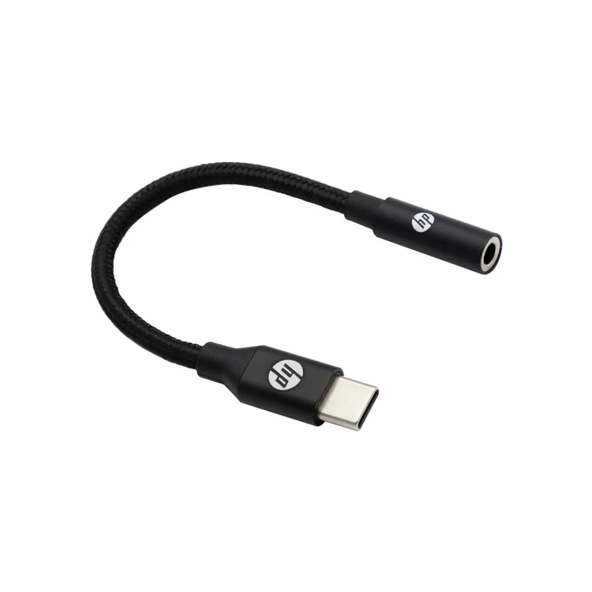 HP - DHC-TC131 ADAPTADOR DE AUDIO USB-C A 3,5 NEGRO TRENZADO