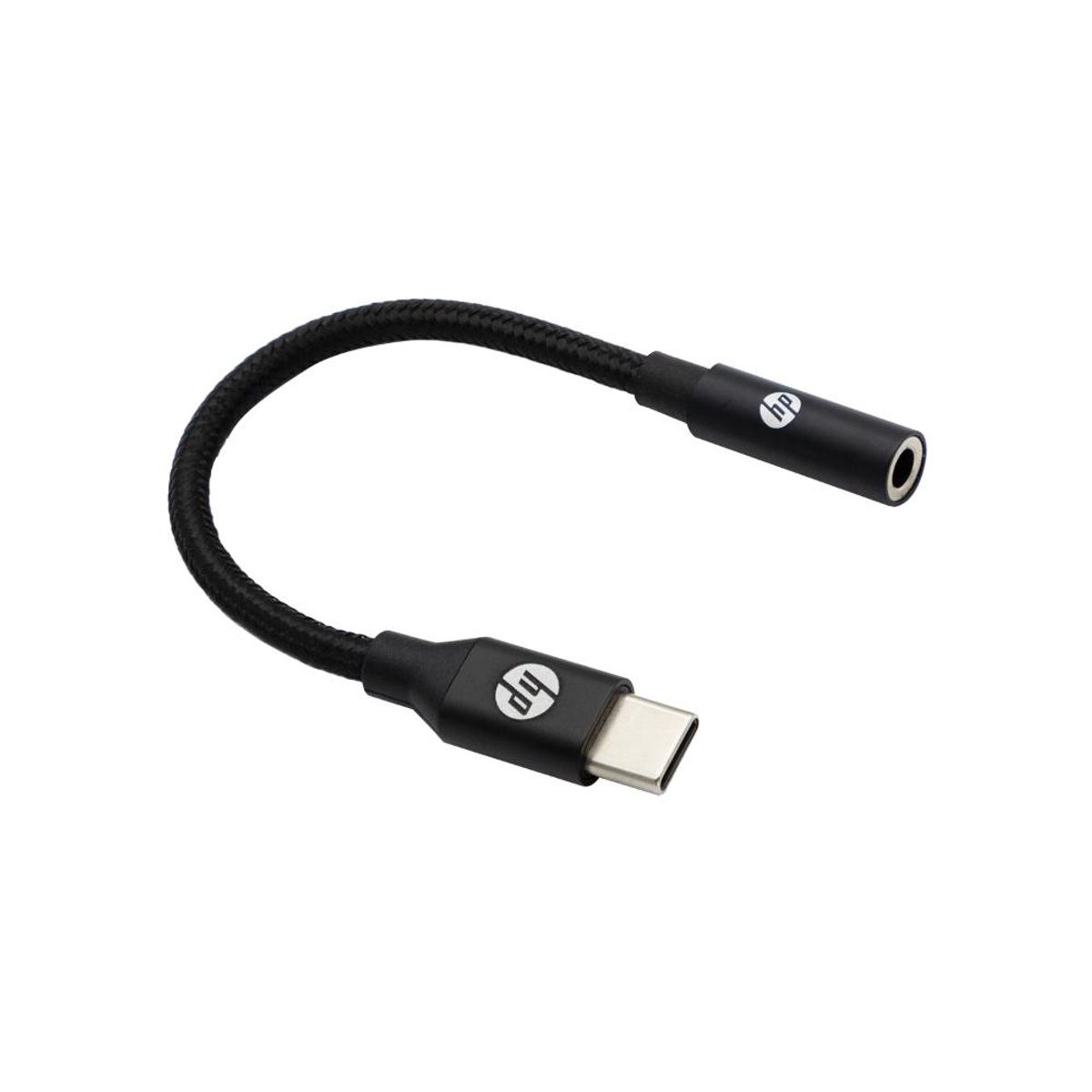 HP - DHC-TC131 ADAPTADOR DE AUDIO USB-C A 3,5 NEGRO TRENZADO