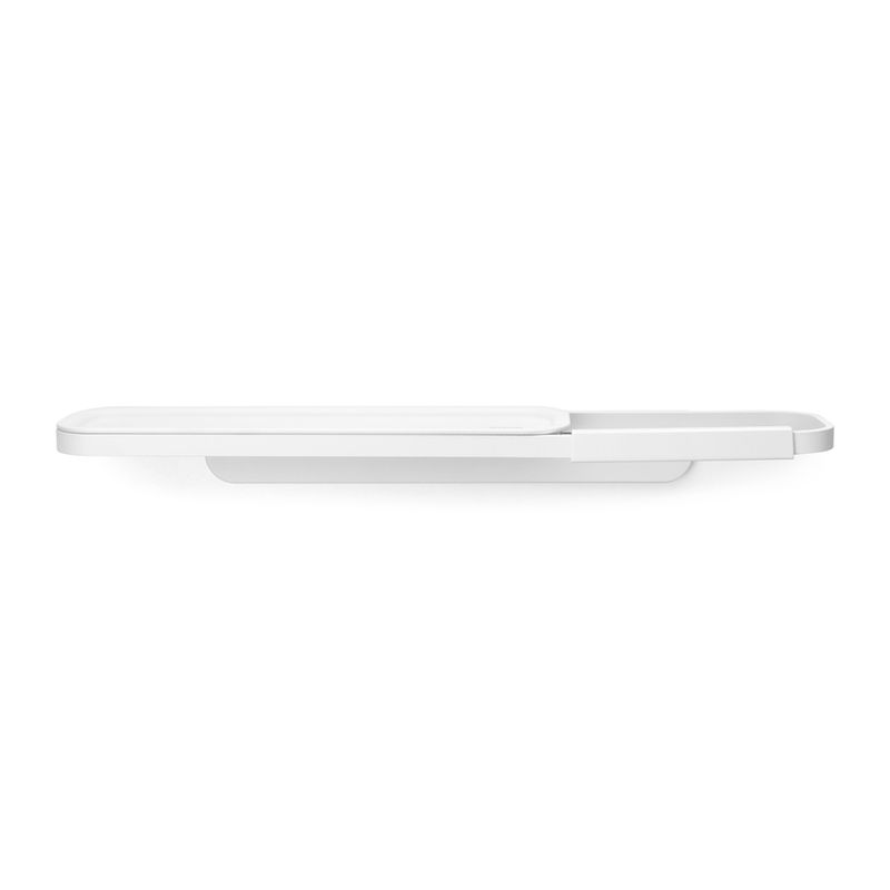 BRABANTIA - Portarrollos con estante MindSet White BRABANTIA