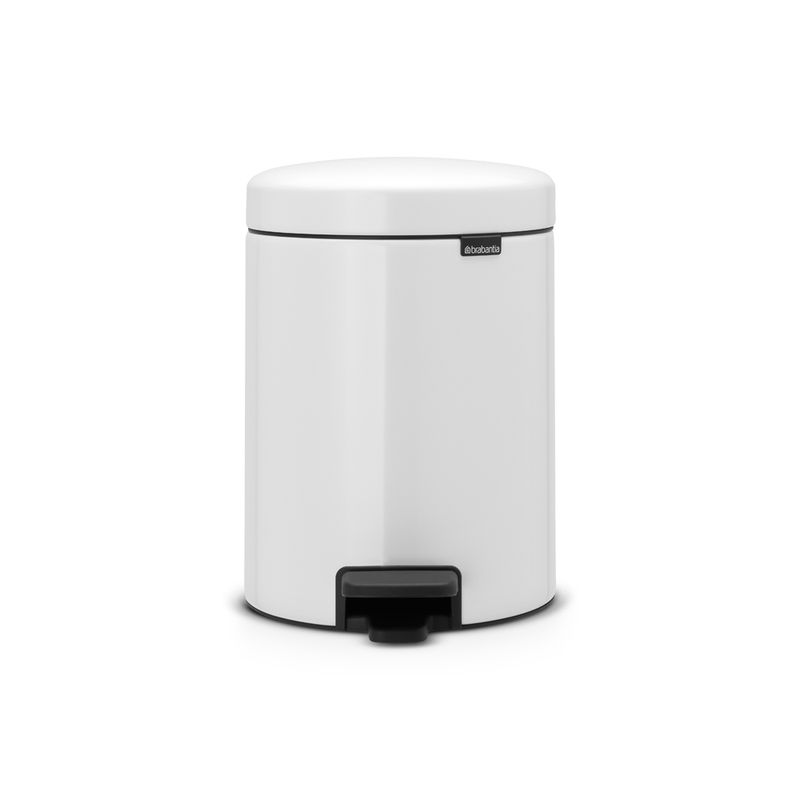 BRABANTIA - Basurero Pedal NewIcon 5 Lt Blanco BRABANTIA