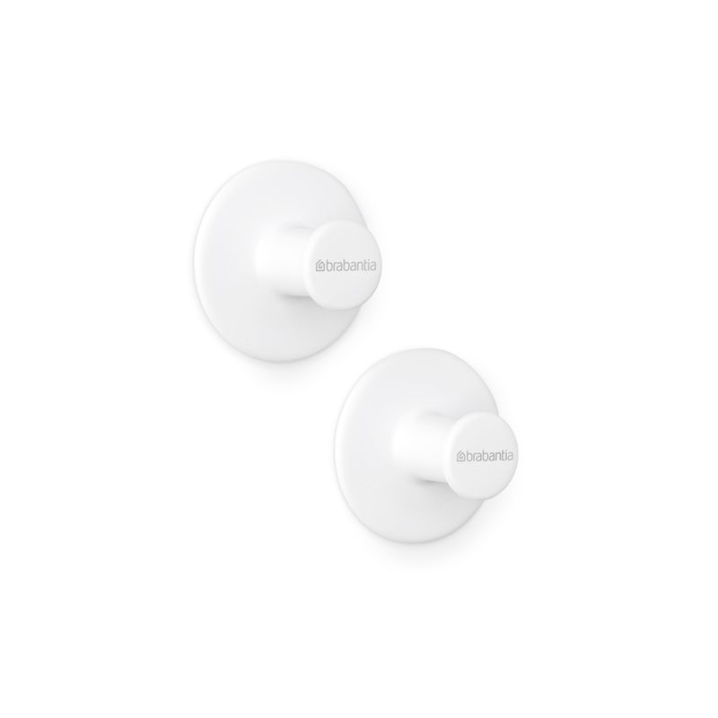 BRABANTIA - Set de colgadores para toallas ReNew Blanco BRABANTIA