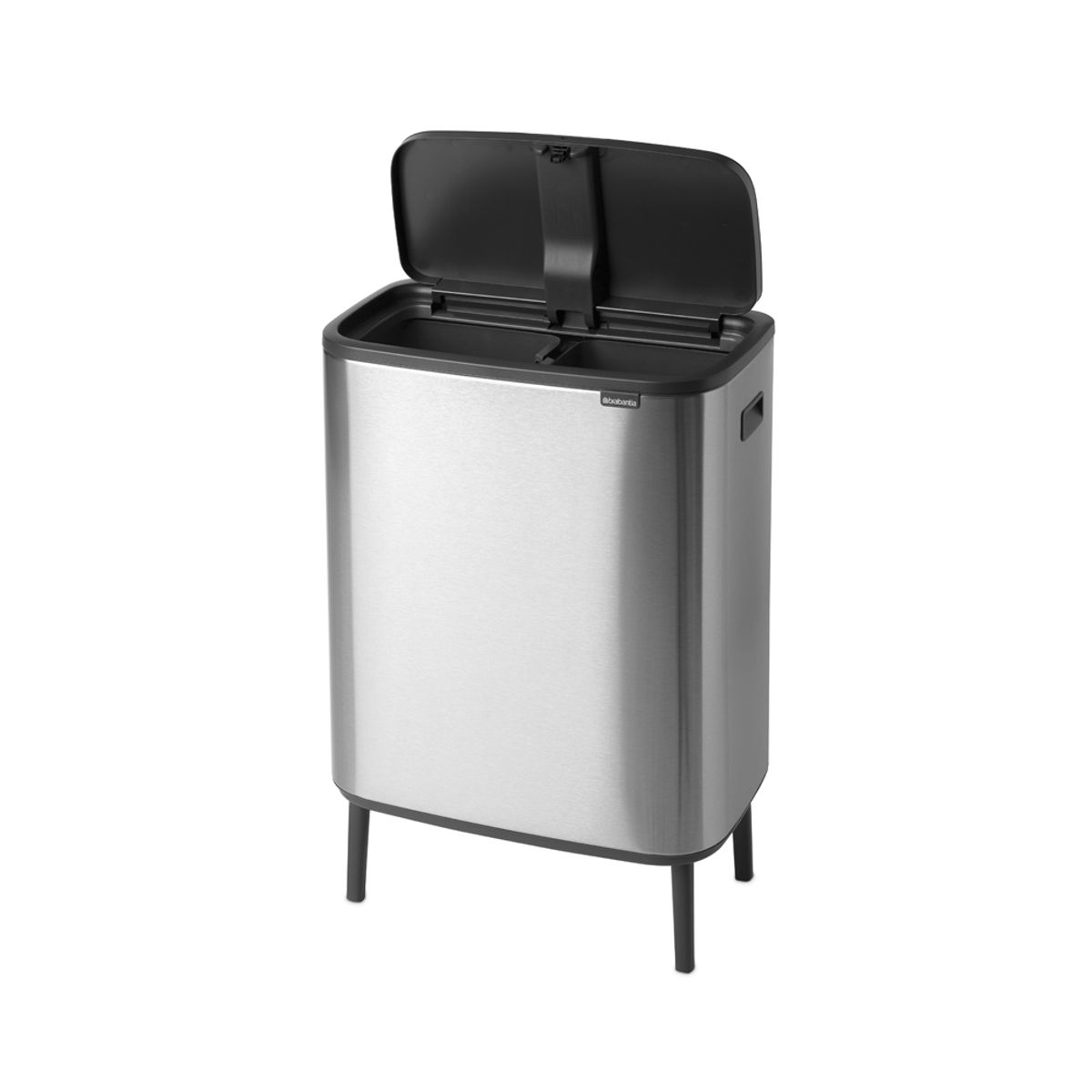 BRABANTIA - Basurero Bo Touch Hi 2 x 30 Lt Plateado BRABANTIA