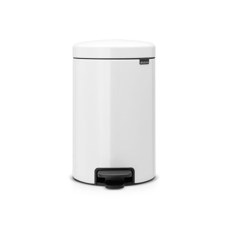BRABANTIA - Basurero Pedal NewIcon 12 Lt Blanco BRABANTIA