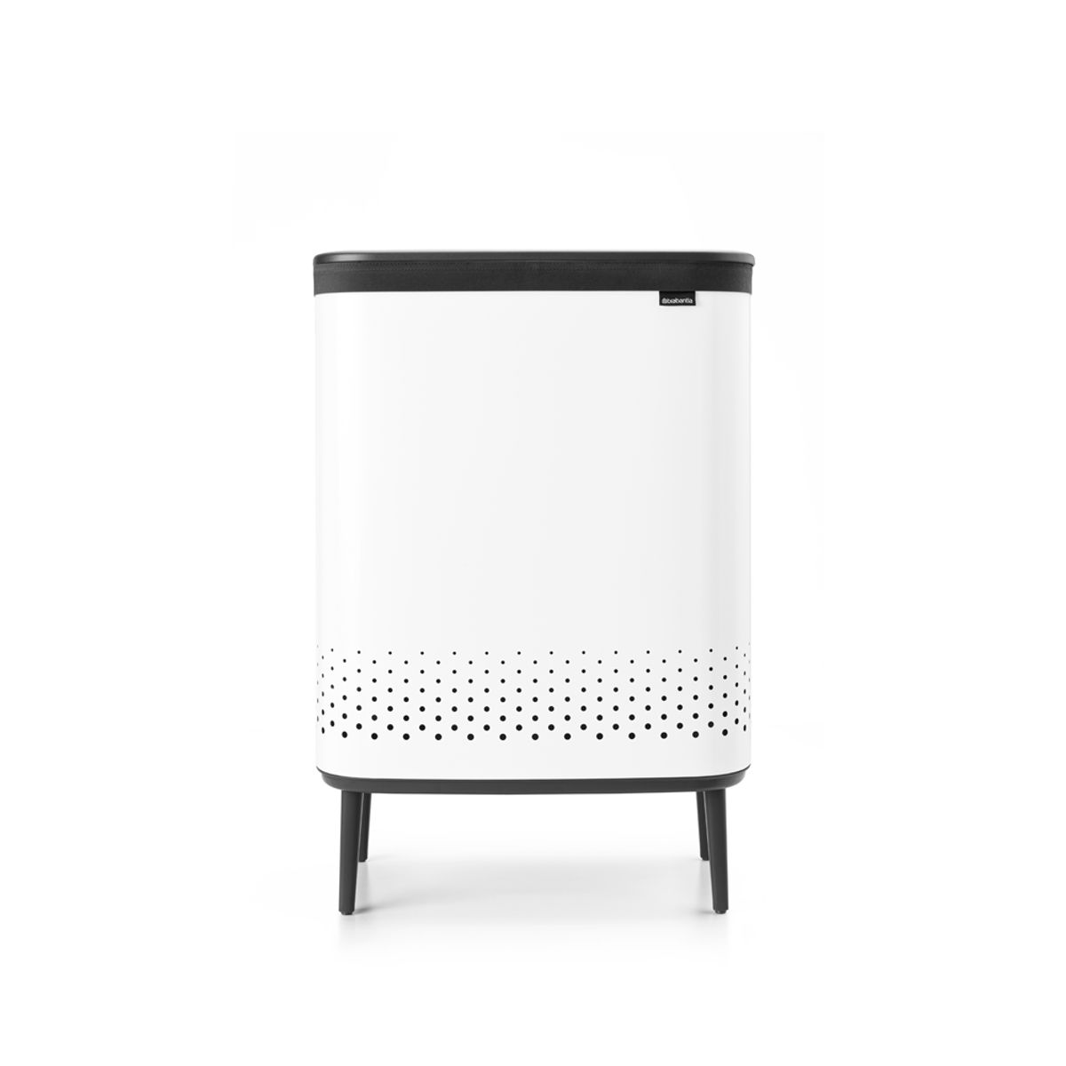 BRABANTIA - Contenedor para ropa Bo Hi 2 x 45 Lt Blanco BRABANTIA