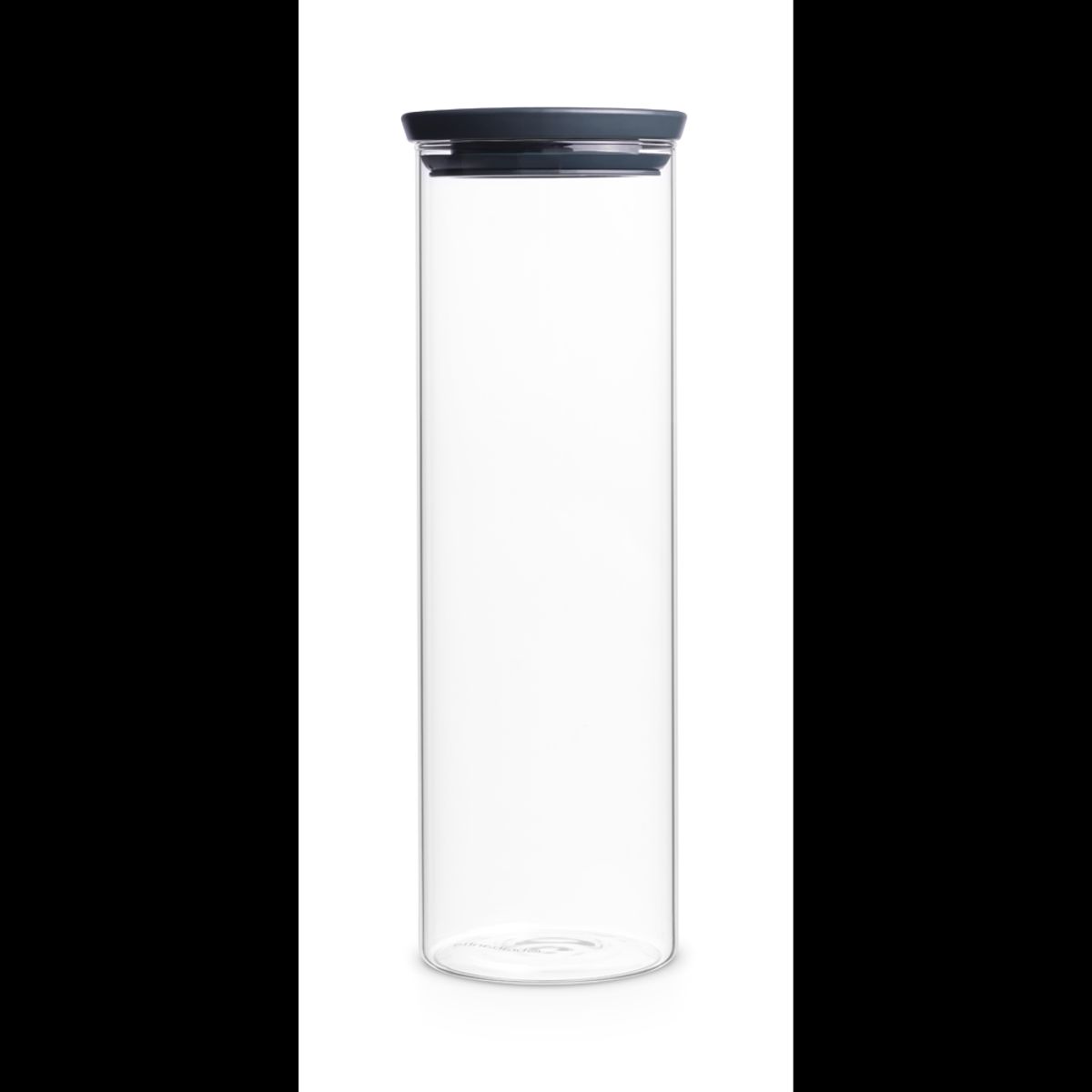 BRABANTIA - Contenedor de vidrio apilable 1,9 Lt Dark Grey - Gris Oscuro