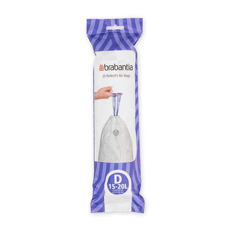 BRABANTIA - Bolsas de basura PerfectFit D 15-20 Lt BRABANTIA