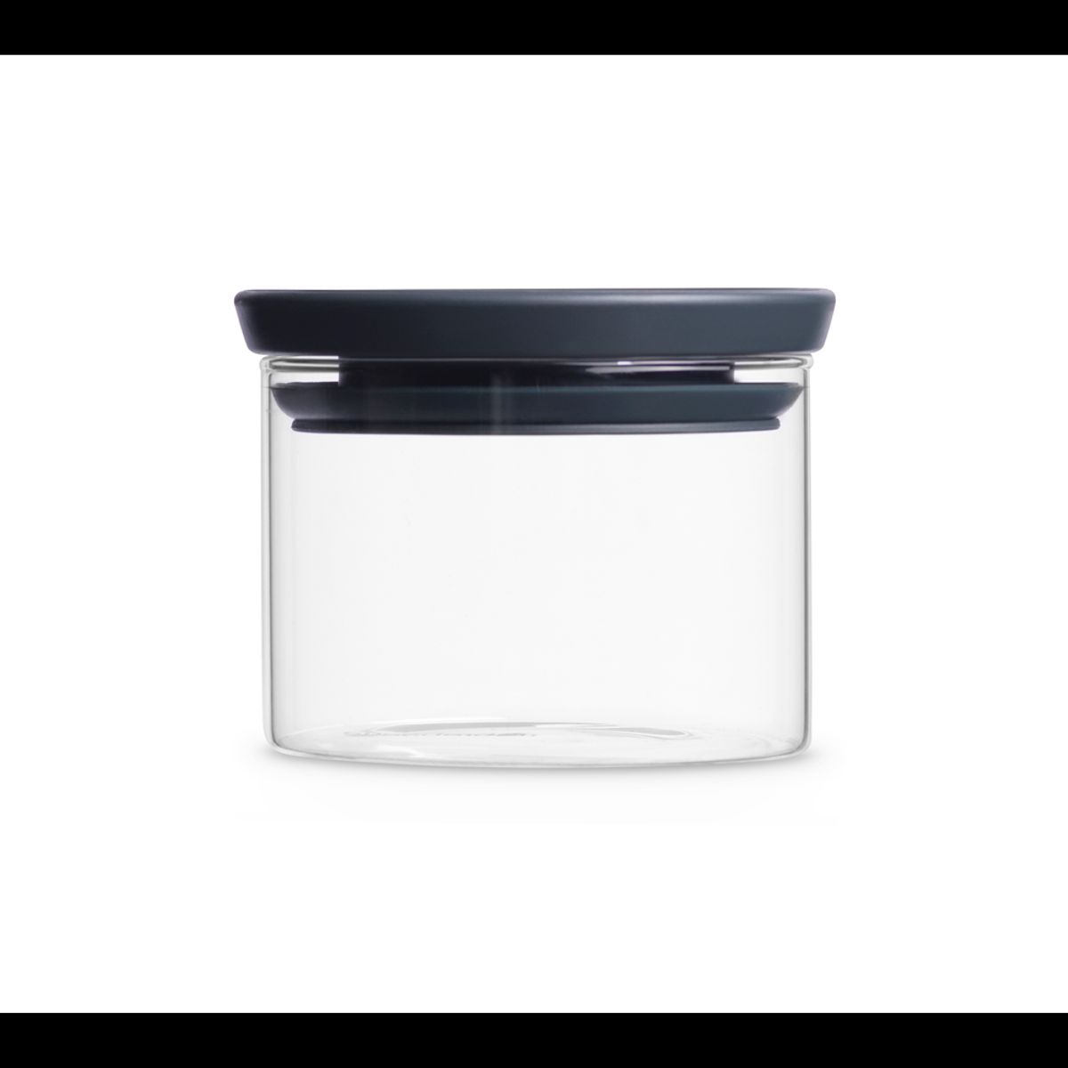 BRABANTIA - Contenedor de vidrio apilable 0,3 Lt Gris BRABANTIA