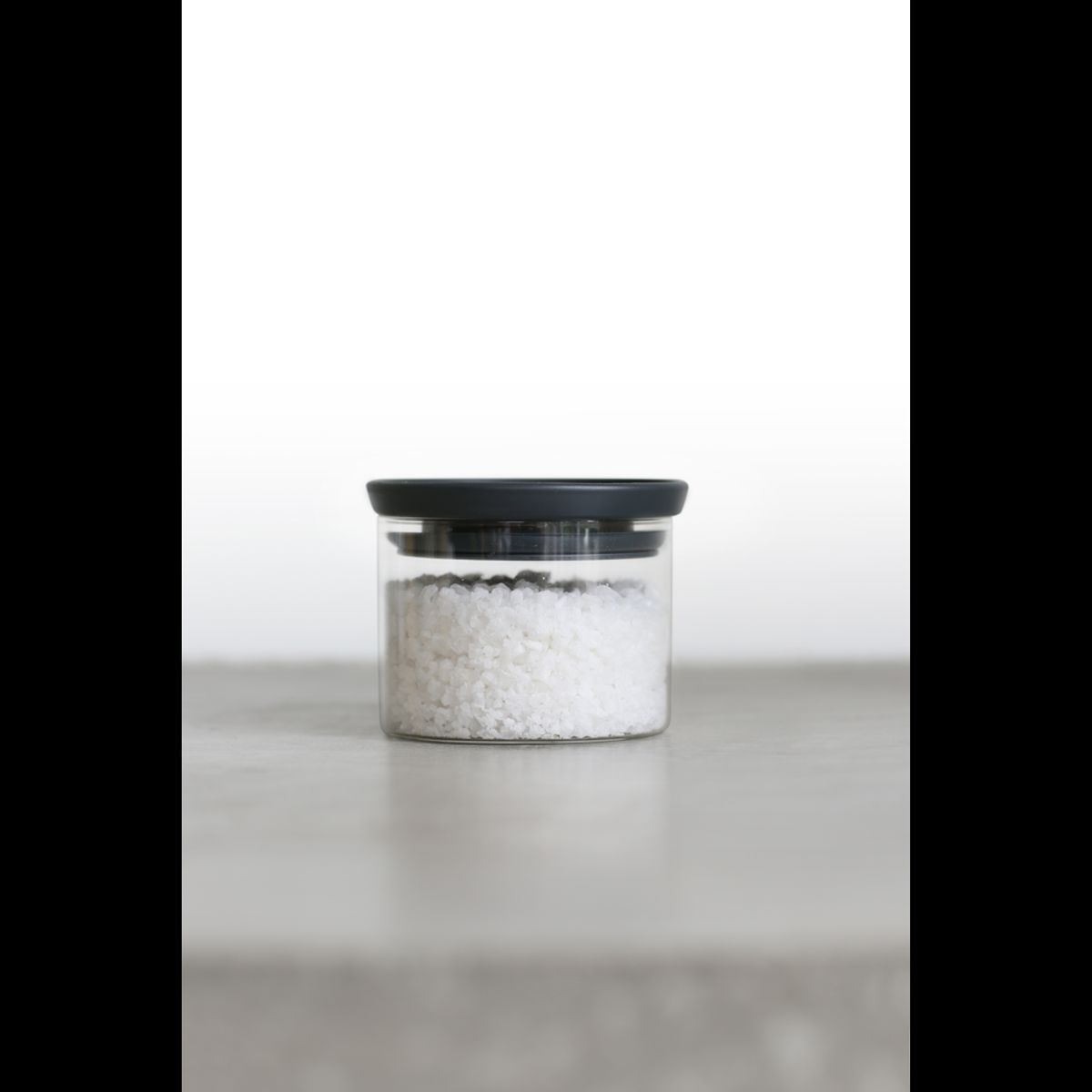 BRABANTIA - Contenedor de vidrio apilable 0,3 Lt Gris BRABANTIA