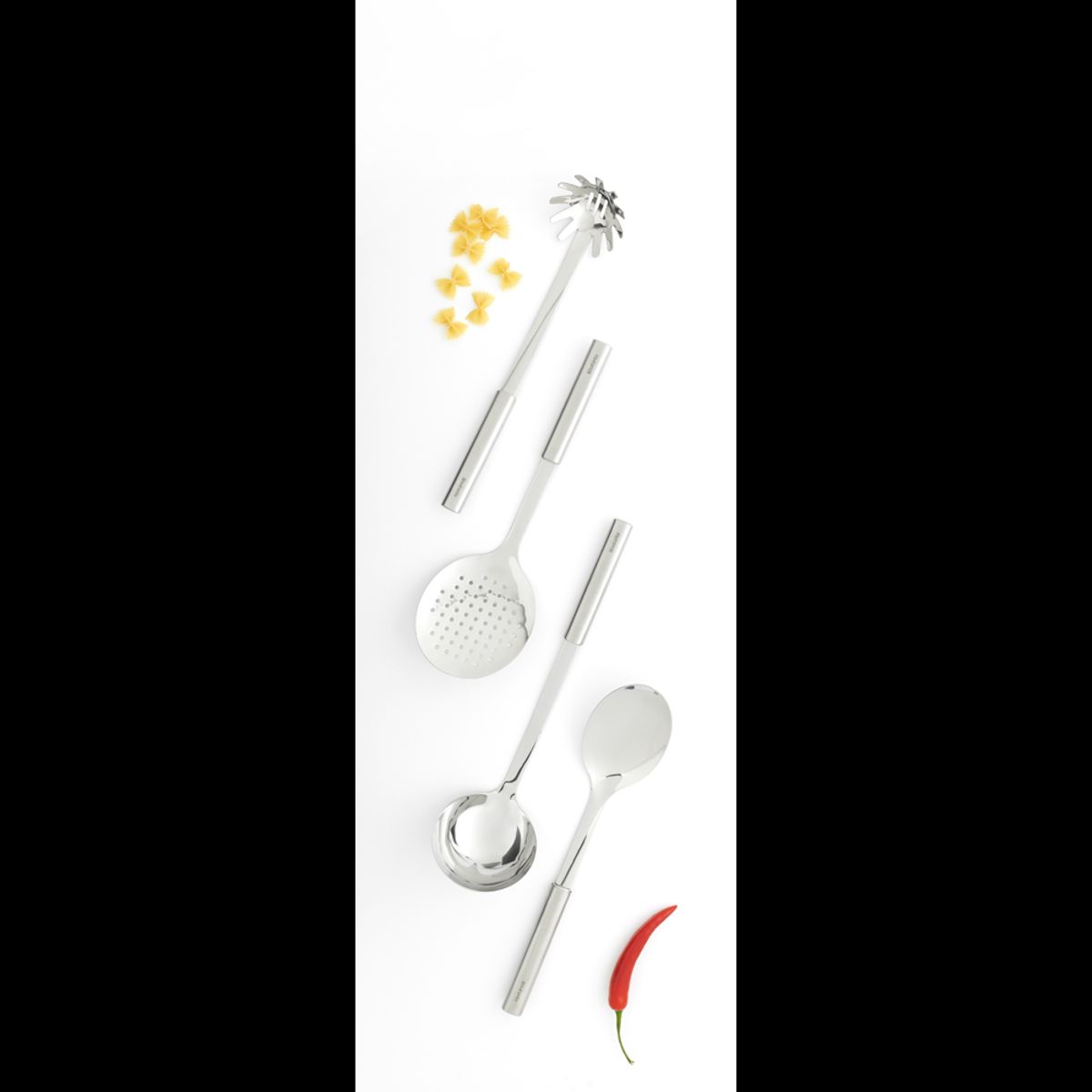 BRABANTIA - Set de utensilios de cocina Profile Plateado BRABANTIA