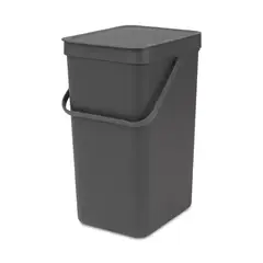 BRABANTIA - Basurero Sort & Go 16 Lt Negro
