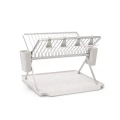 BRABANTIA - Secaplatos plegable grande SinkSide Blanco