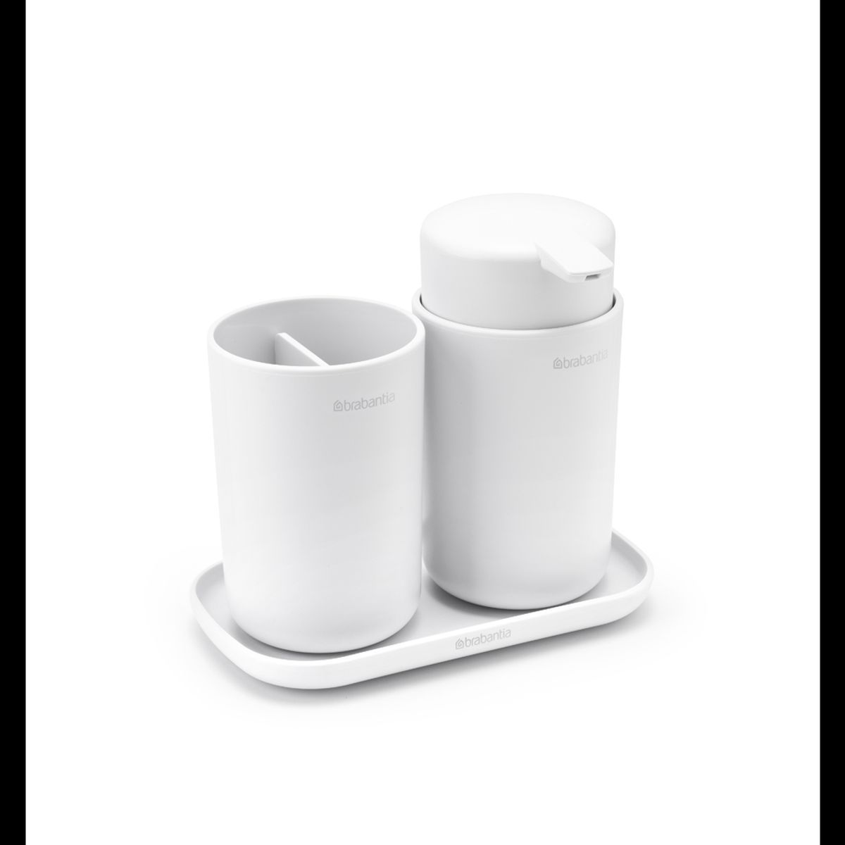 BRABANTIA - Set de accesorios para el baño ReNew Blanco BRABANTIA
