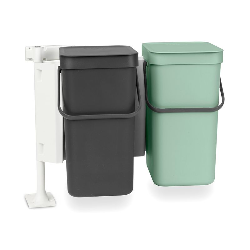 BRABANTIA - Basurero Sort & Go 2 x 12 litros Multicolor BRABANTIA