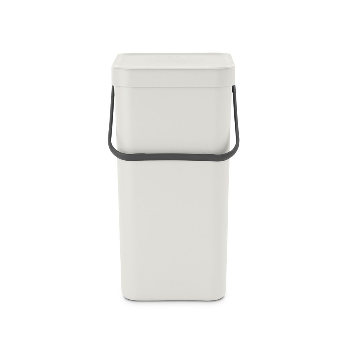 BRABANTIA - Basurero Sort & Go 16 Lt Light Grey - Blanco