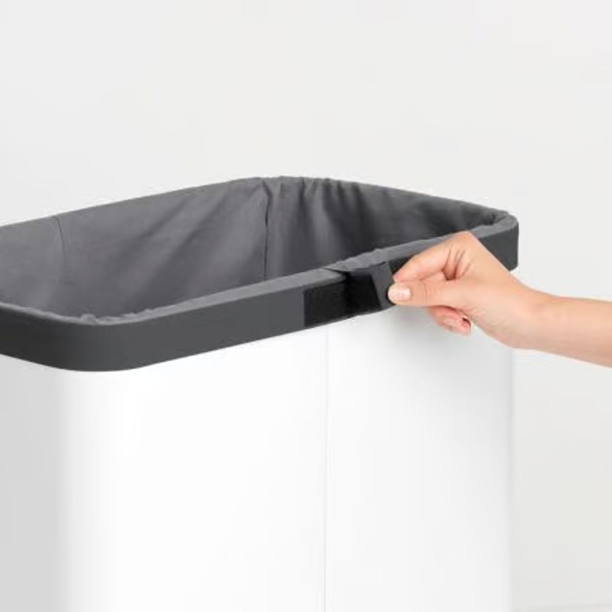 BRABANTIA - Bolsa para contenedor de ropa Bo 60 Lt - Gris