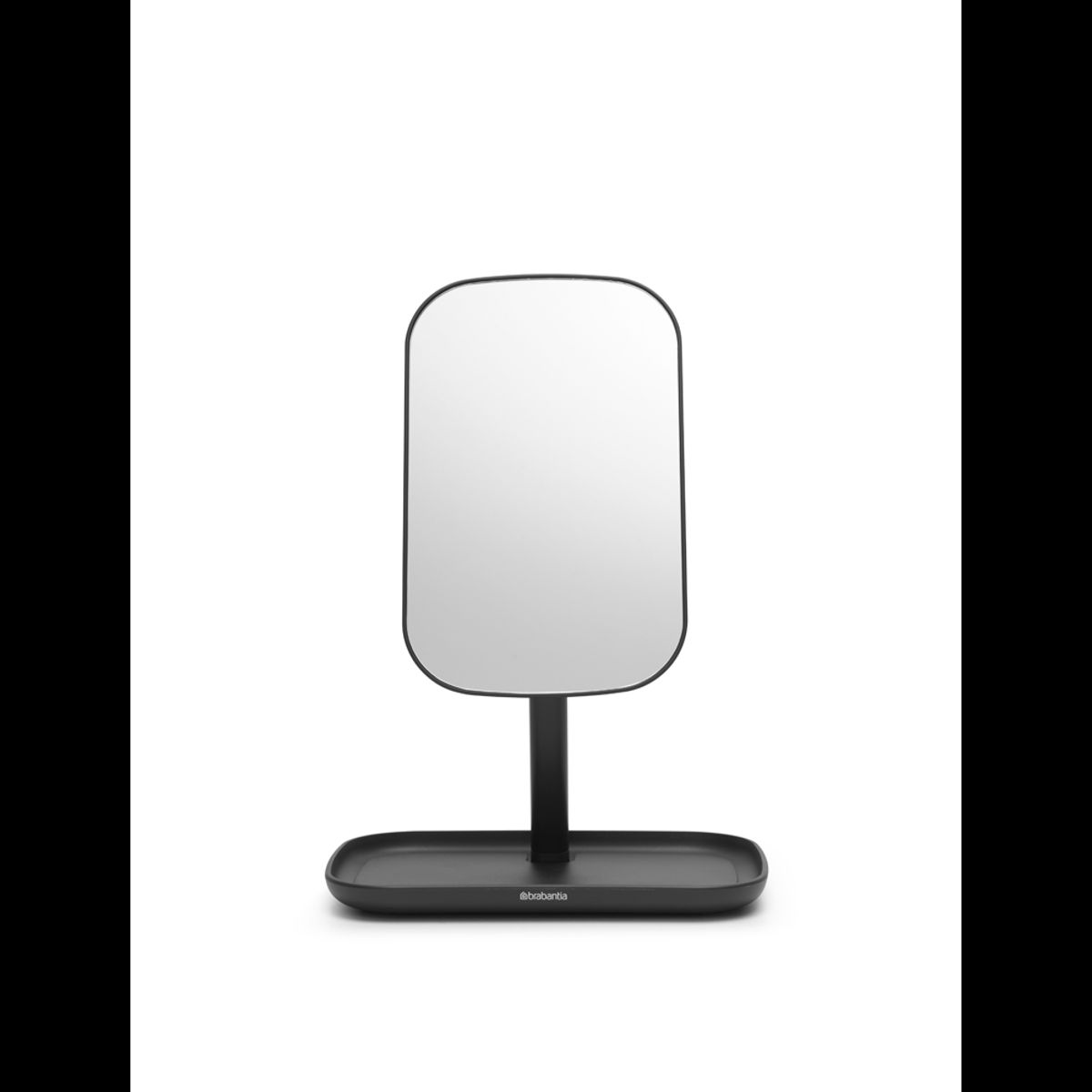 BRABANTIA - Espejo con bandeja de almacenaje Gris BRABANTIA