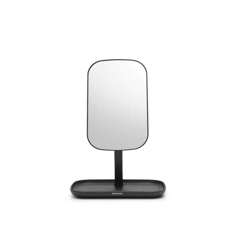 BRABANTIA - Espejo con bandeja de almacenaje Gris BRABANTIA