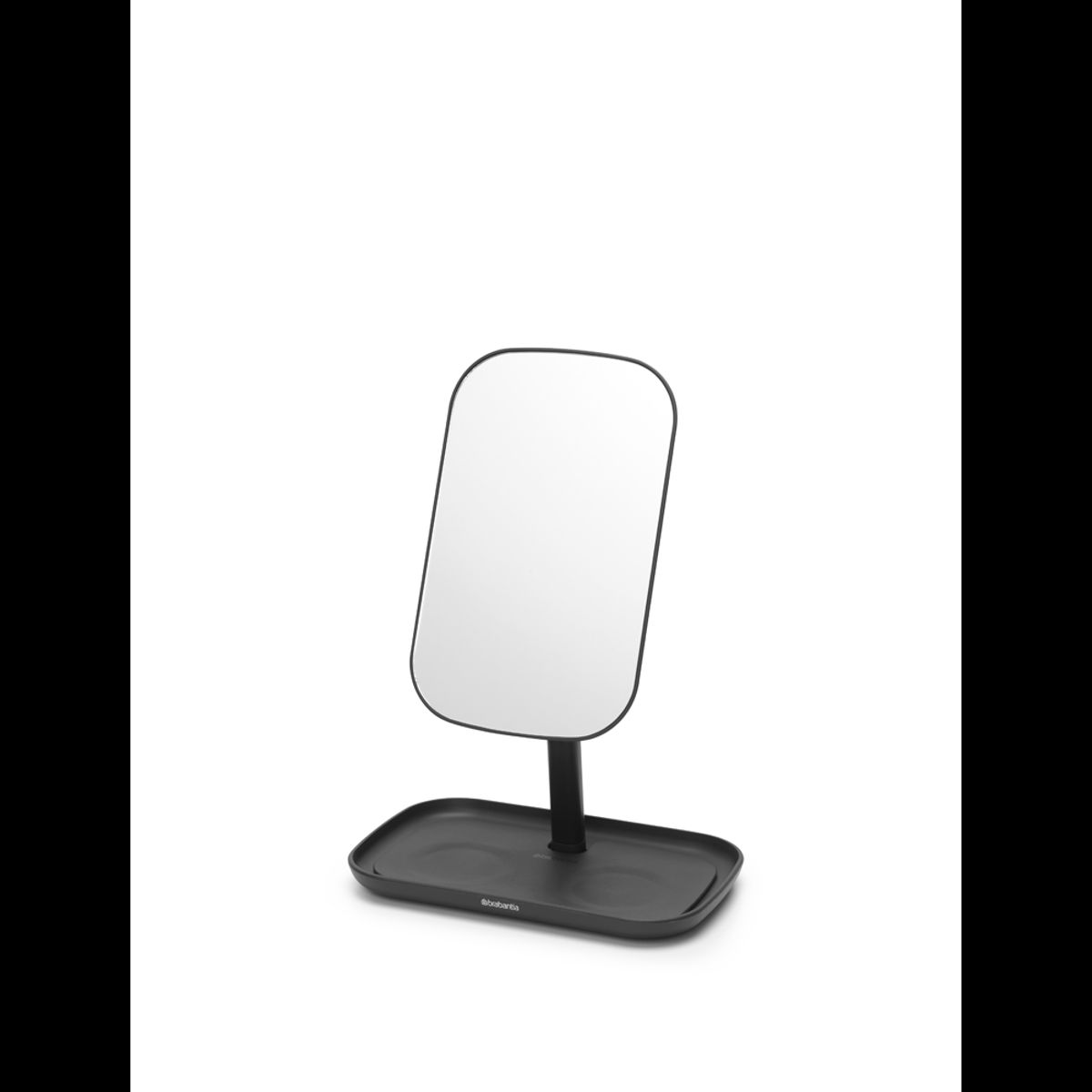 BRABANTIA - Espejo con bandeja de almacenaje Gris BRABANTIA