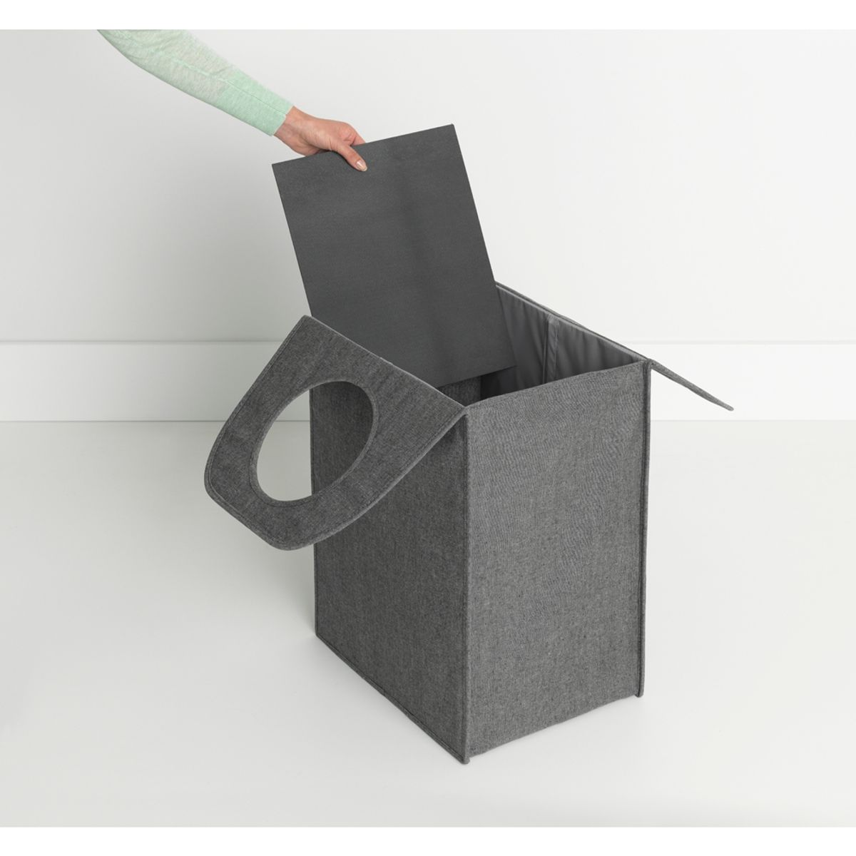 BRABANTIA - Bolsa para ropa rectangular 55 Lt Negro BRABANTIA