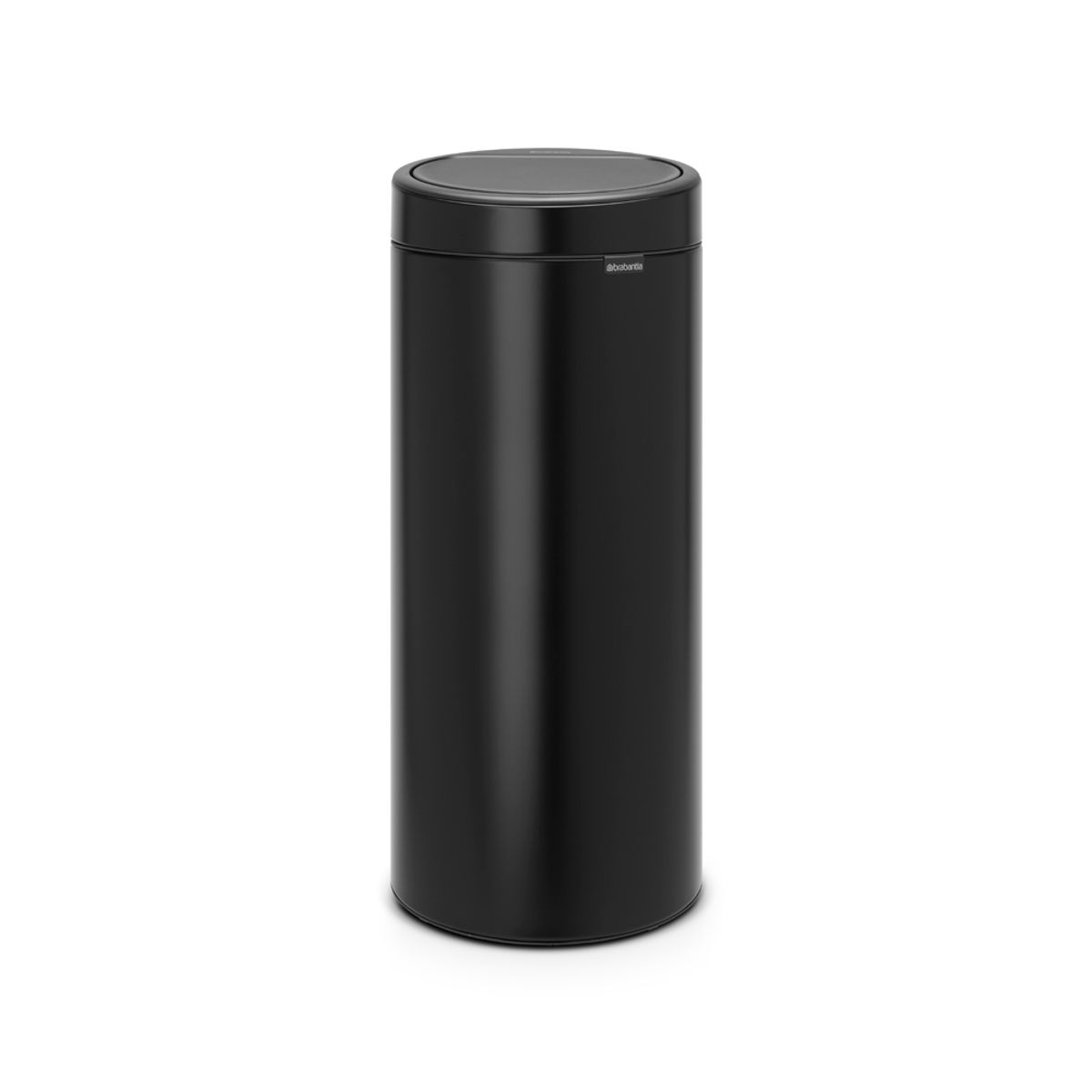 BRABANTIA - Basurero Touch New 30 Lt Matt Black - Negro