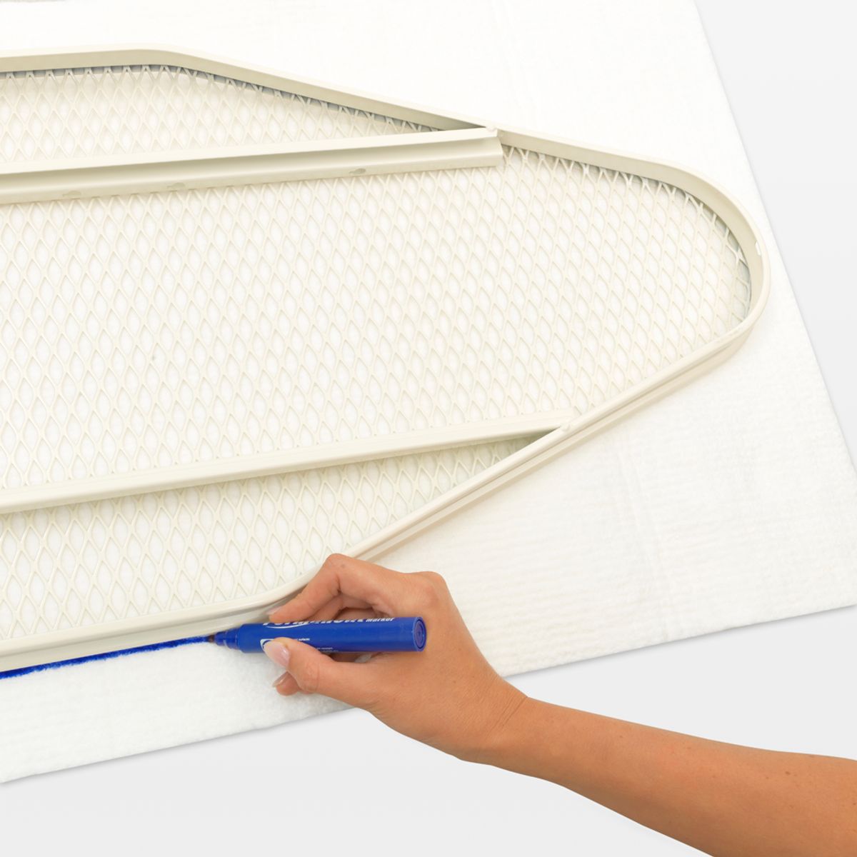 BRABANTIA - Filtro muletón E 135 x 49 cm Blanco BRABANTIA